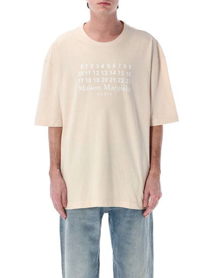 Maison Margiela – Oversize-T-Shirt mit Logo