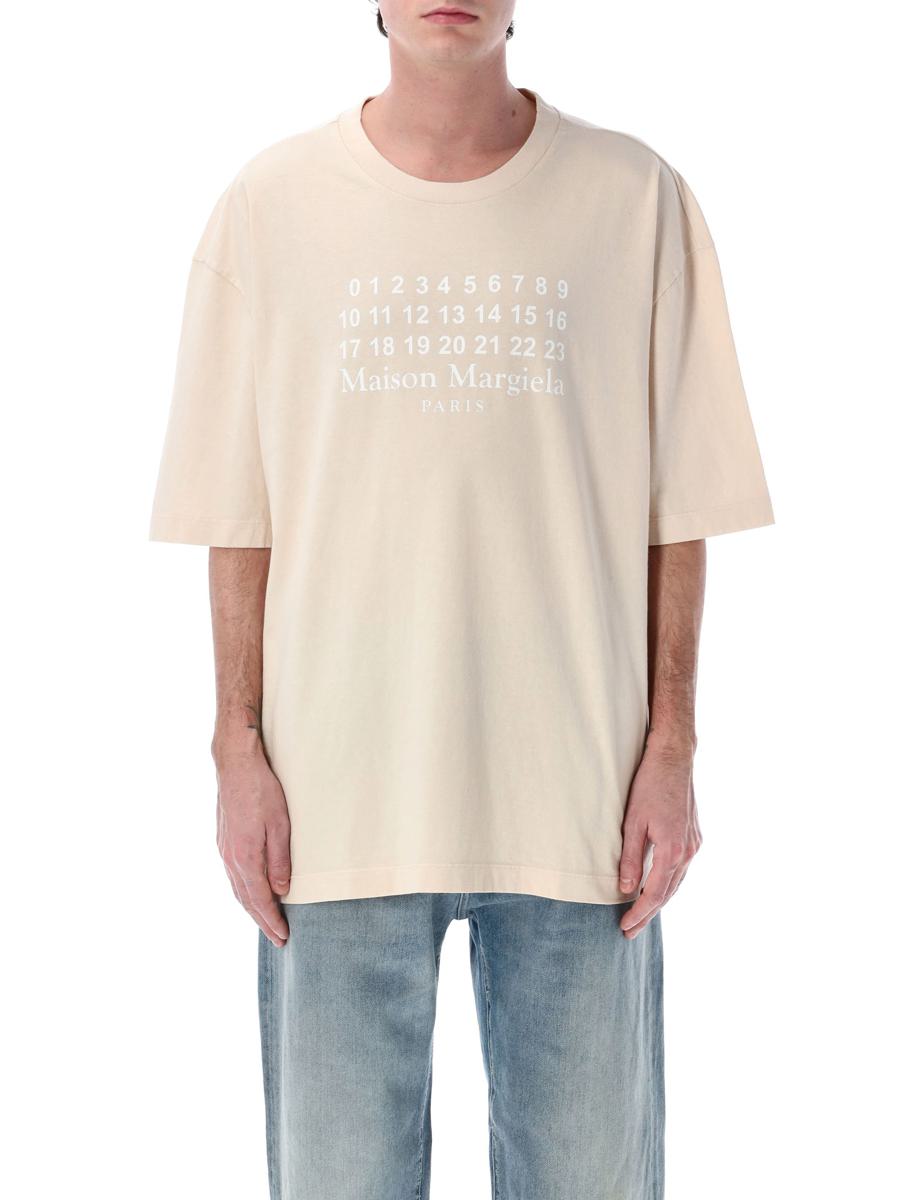 Maison Margiela – Oversize-T-Shirt mit Logo