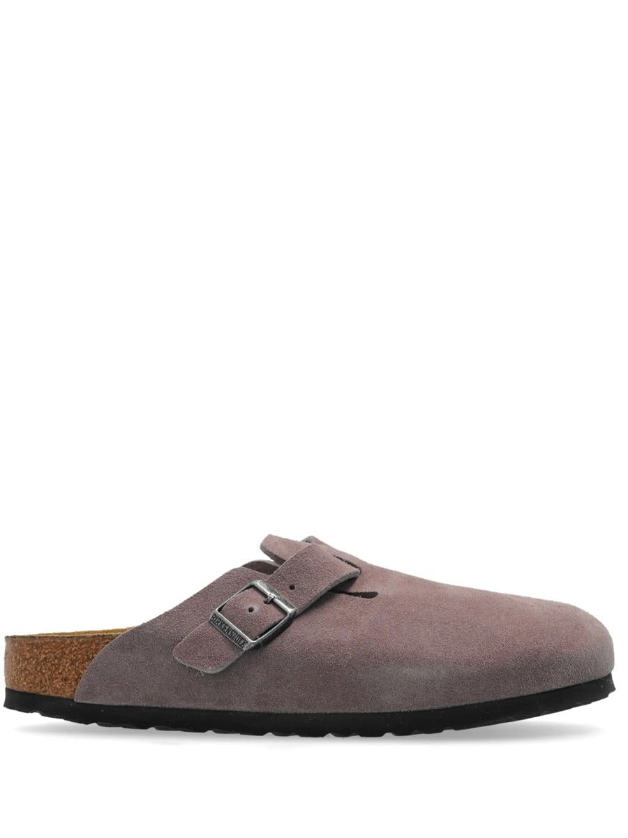 Birkenstock Boston Faded Purple, Wildlederschuhe