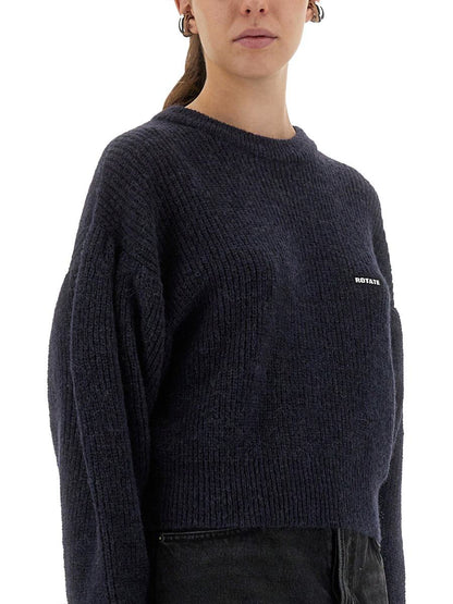 Rotate Birger Christensen Woll-Puffpullover