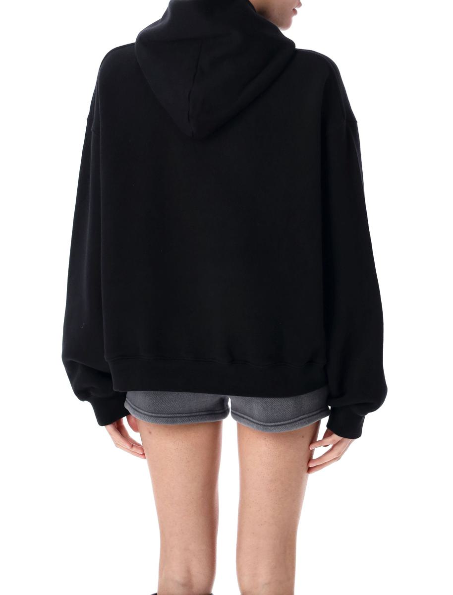 Alexander Wang – Kapuzenpullover mit Distressed-Logo