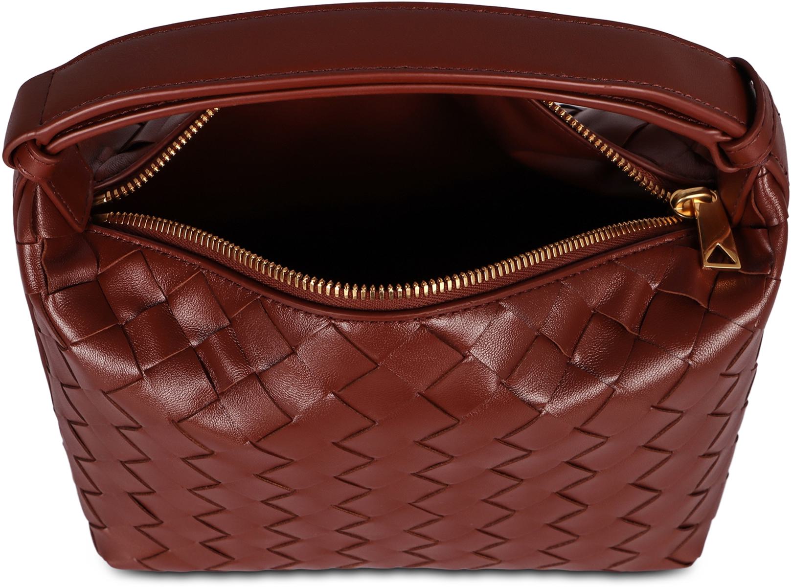 Bottega Veneta Mini-Schultertasche Wallace aus Leder