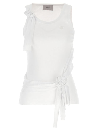 Coperni „Distressed Rose Rib“-Tanktop