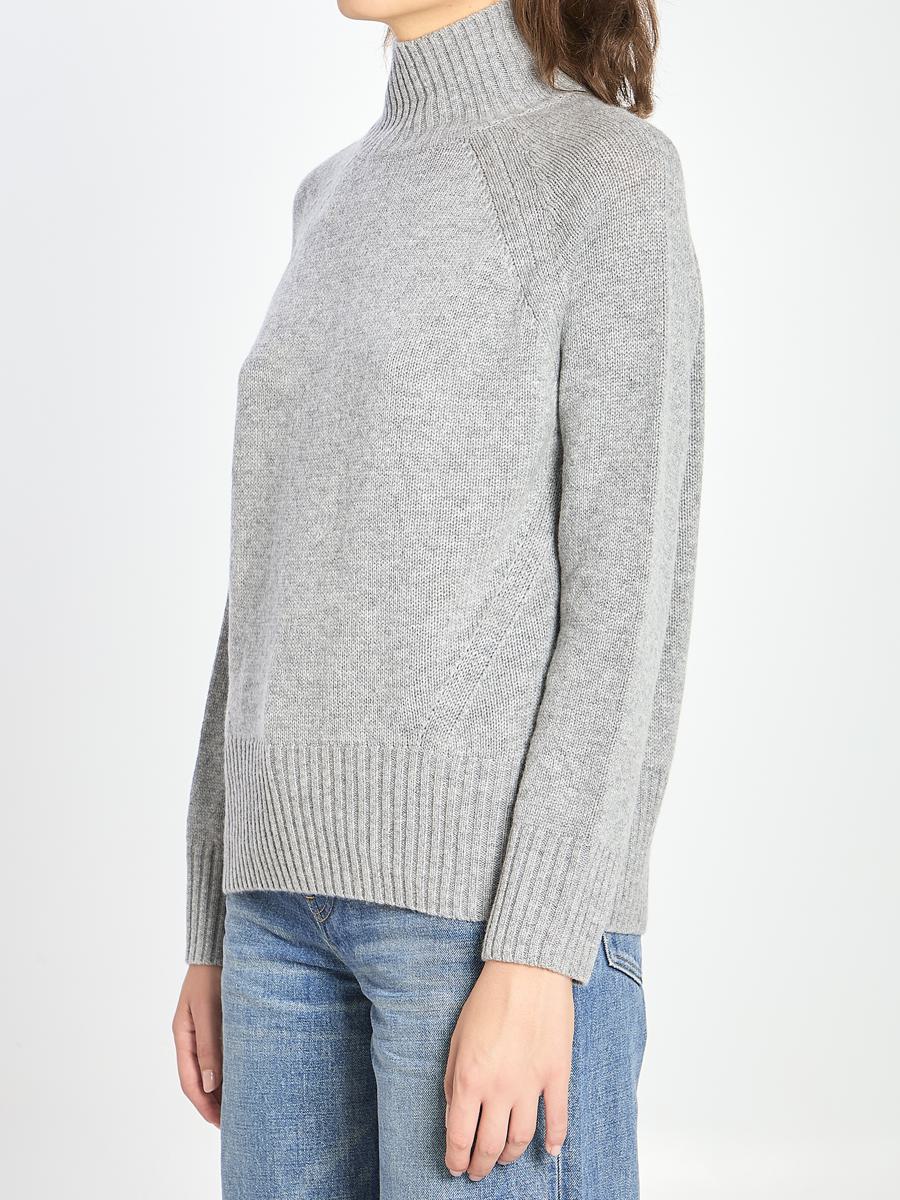 Rollkragenpullover aus Wolle und Kaschmir
