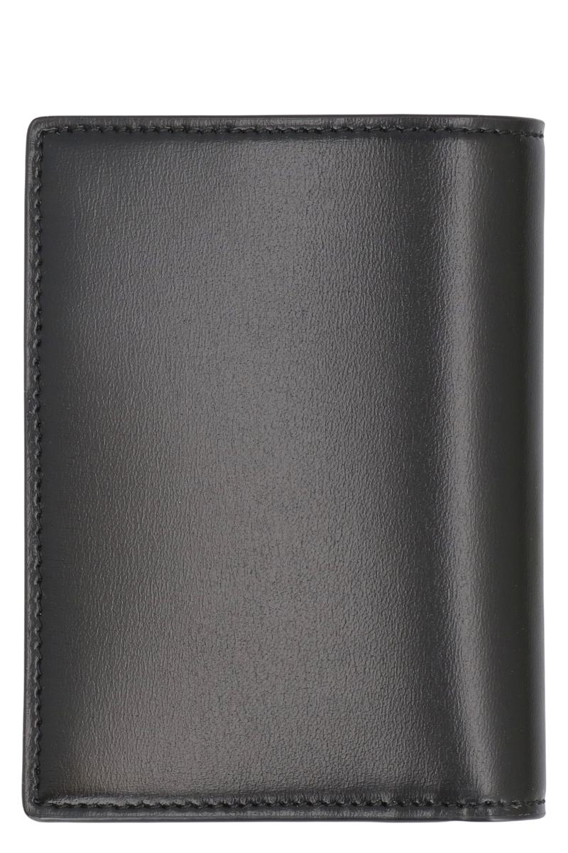 Saint Laurent Tiny Cassandre Kartenetui aus Leder