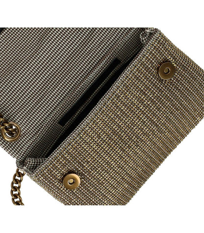 Kurt Geiger London – Kensington – Kleine Umhängetasche in Gold