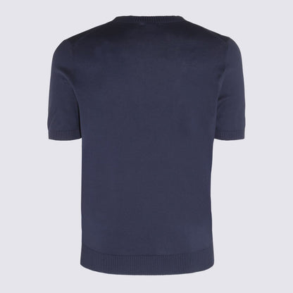 Malo Blaues Baumwoll-Sweatshirt