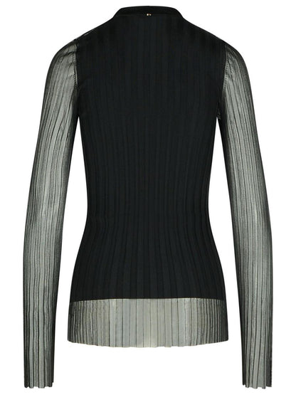 Sportmax „Acino“ – Schwarzer Pullover aus Polyamidmischung