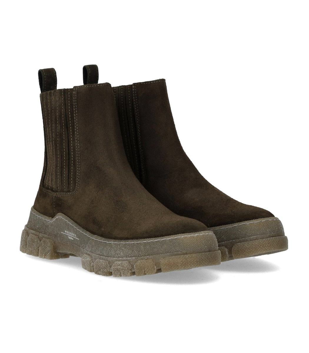 Weekend Max Mara – Genepi – Chelsea-Stiefel in Militärgrün
