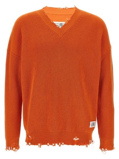 MM6 Maison Margiela – Zerstörter Pullover