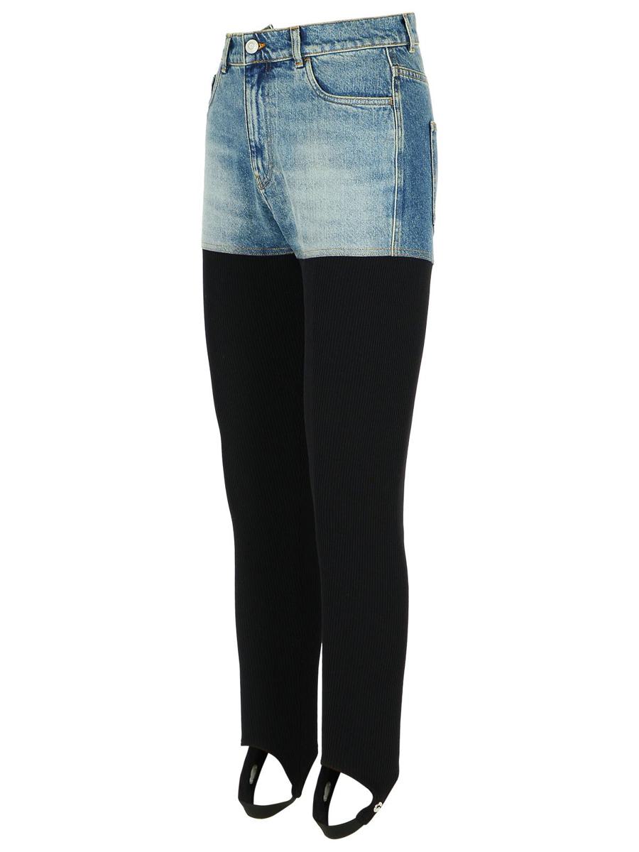Coperni Zweifarbige Pantaloe aus Bio-Baumwolle