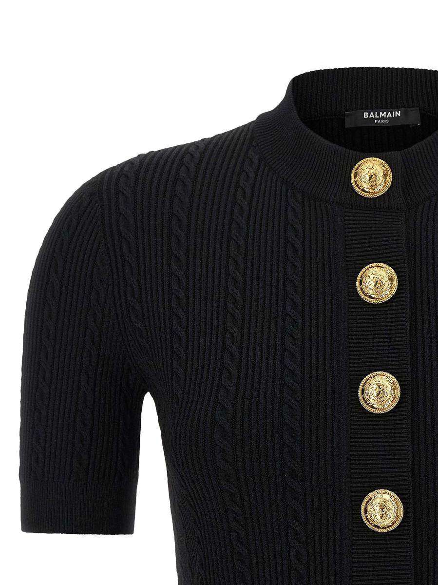 Balmain Kurzarm-Cardigan