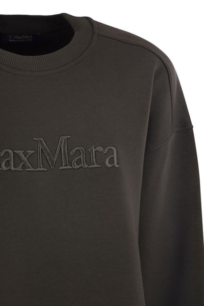 'S Max Mara Monza – Baumwoll-Sweatshirt mit Logo
