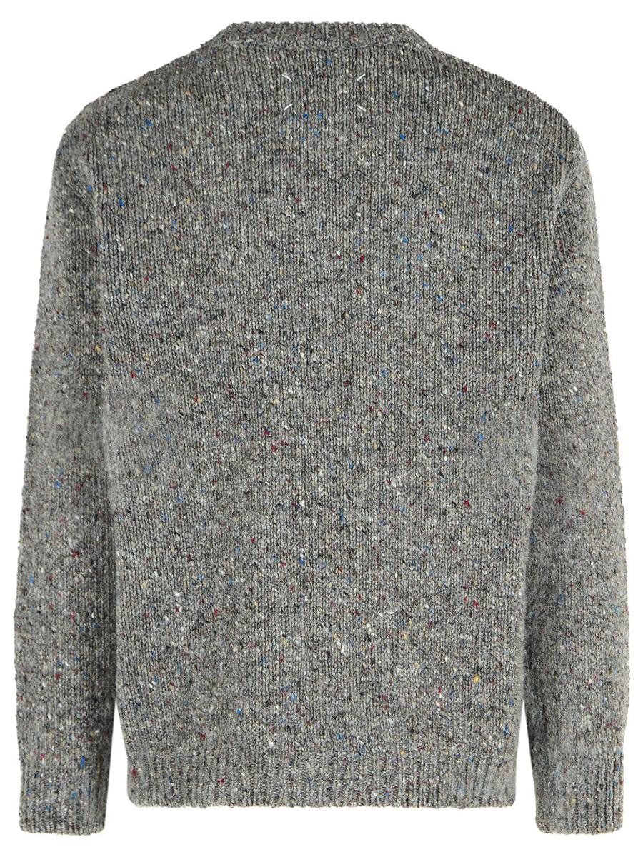 Grauer Pullover aus Schurwolle von Maison Margiela