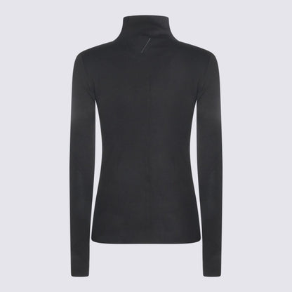 Thom Krom Schwarzes Viskose-Top