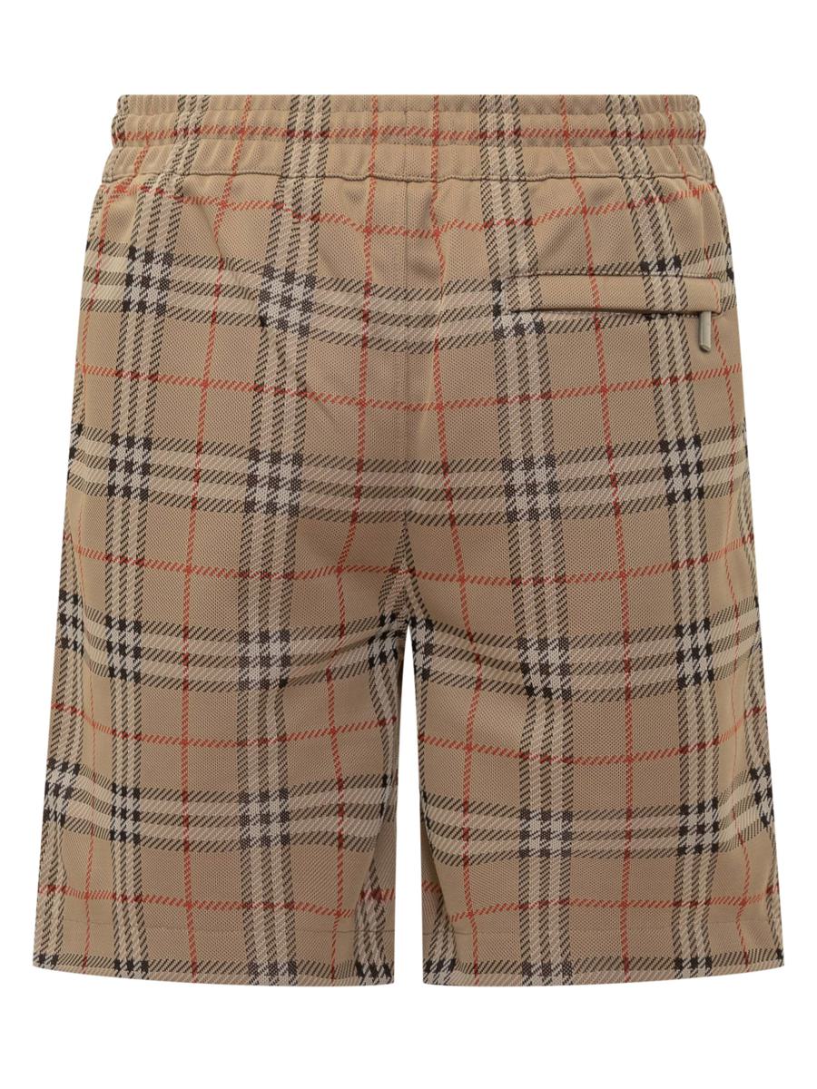 Burberry Burberry Herren Beige karierte Shorts