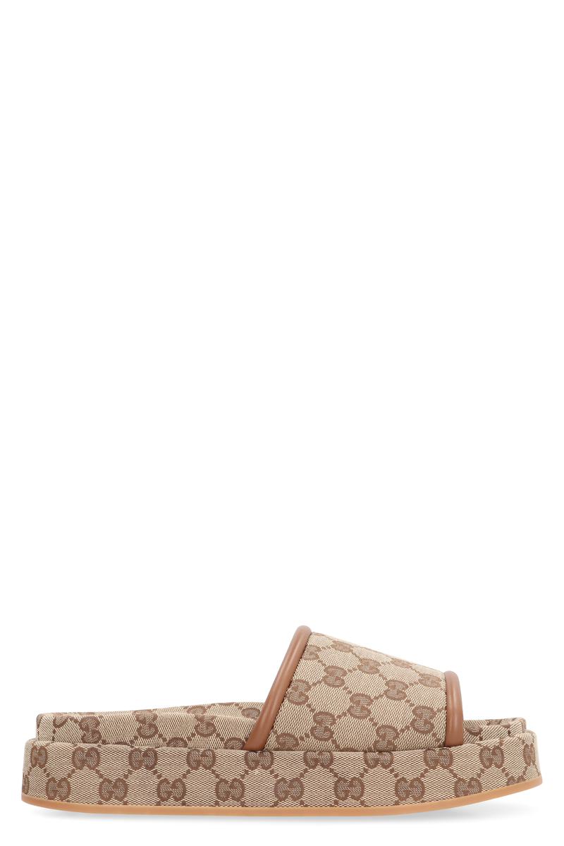 Gucci Original Slides aus GG-Stoff