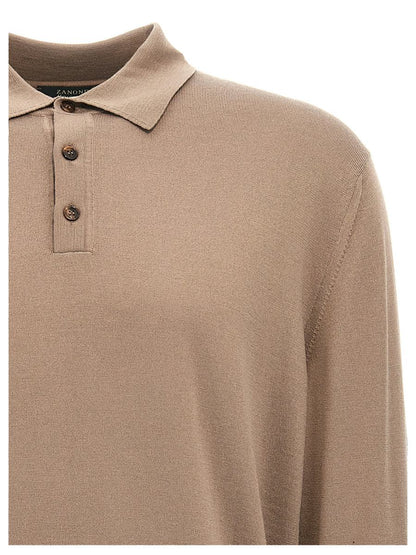 Zanone Woll-Poloshirt