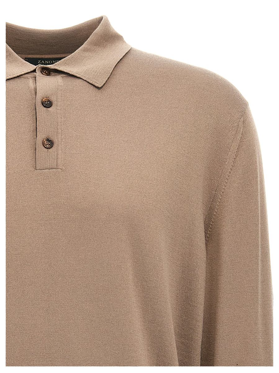 Zanone Woll-Poloshirt
