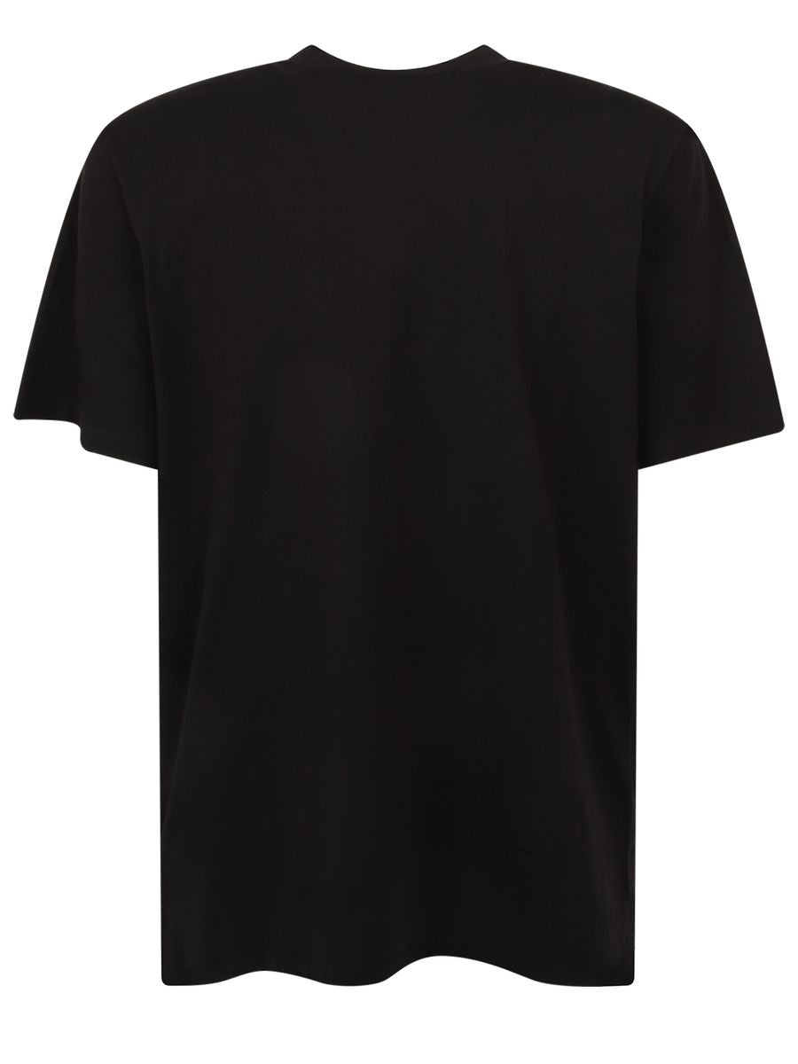 Msgm T-Shirt mit gebürstetem Logo