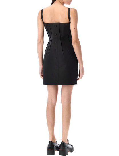 Marni – Minikleid aus gebundener Popeline