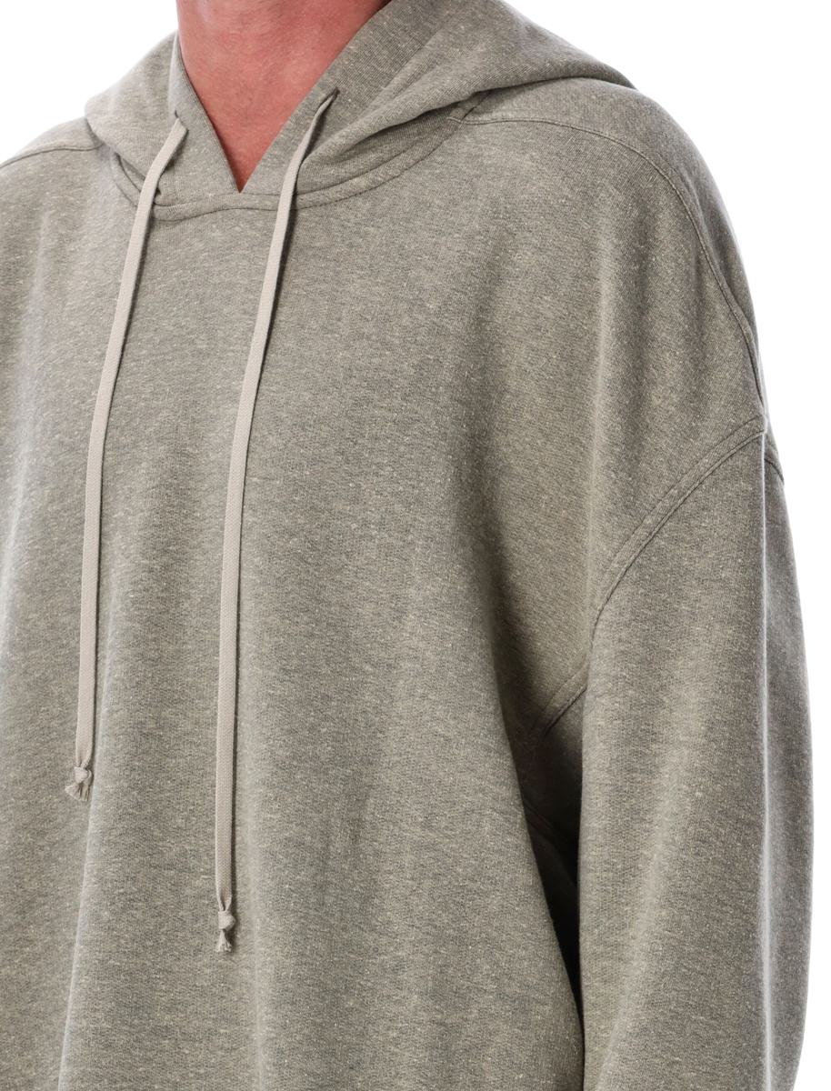 Rick Owens Drkshdw Grau Melange Peter Hoodie Sweatshirt