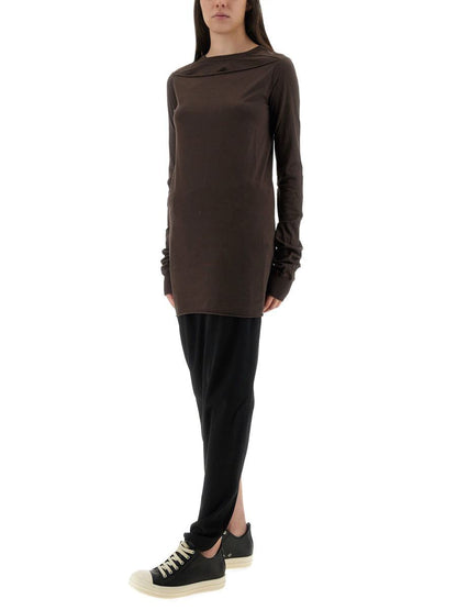 Rick Owens Hemd "Concordians Slashed Level Ls T"