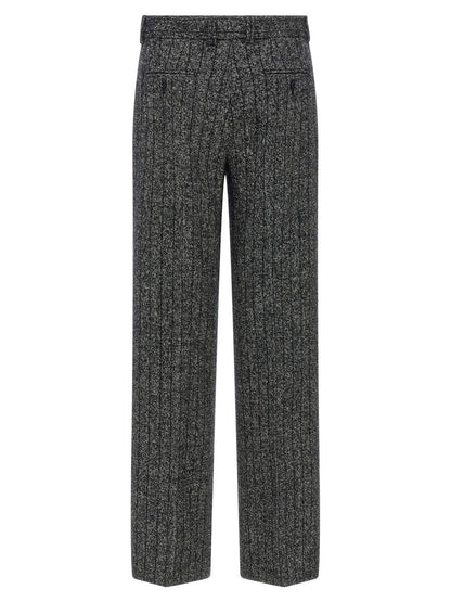 Dolce &amp; Gabbana gestreifte Wollhose