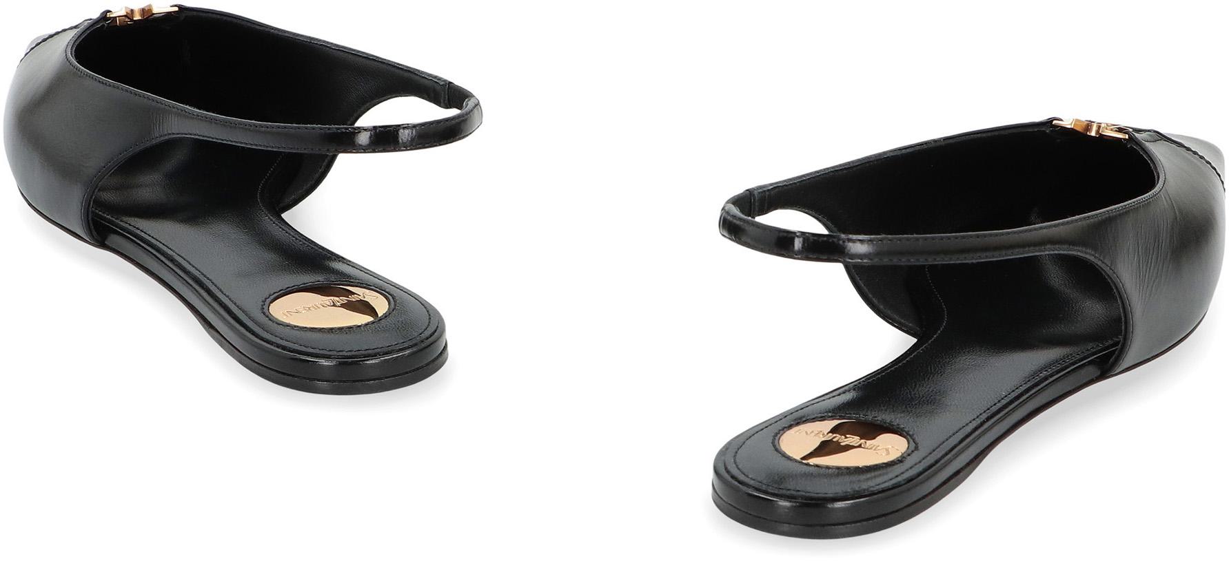 Saint Laurent Babylone Slingback-Ballerinas mit spitzer Zehenpartie