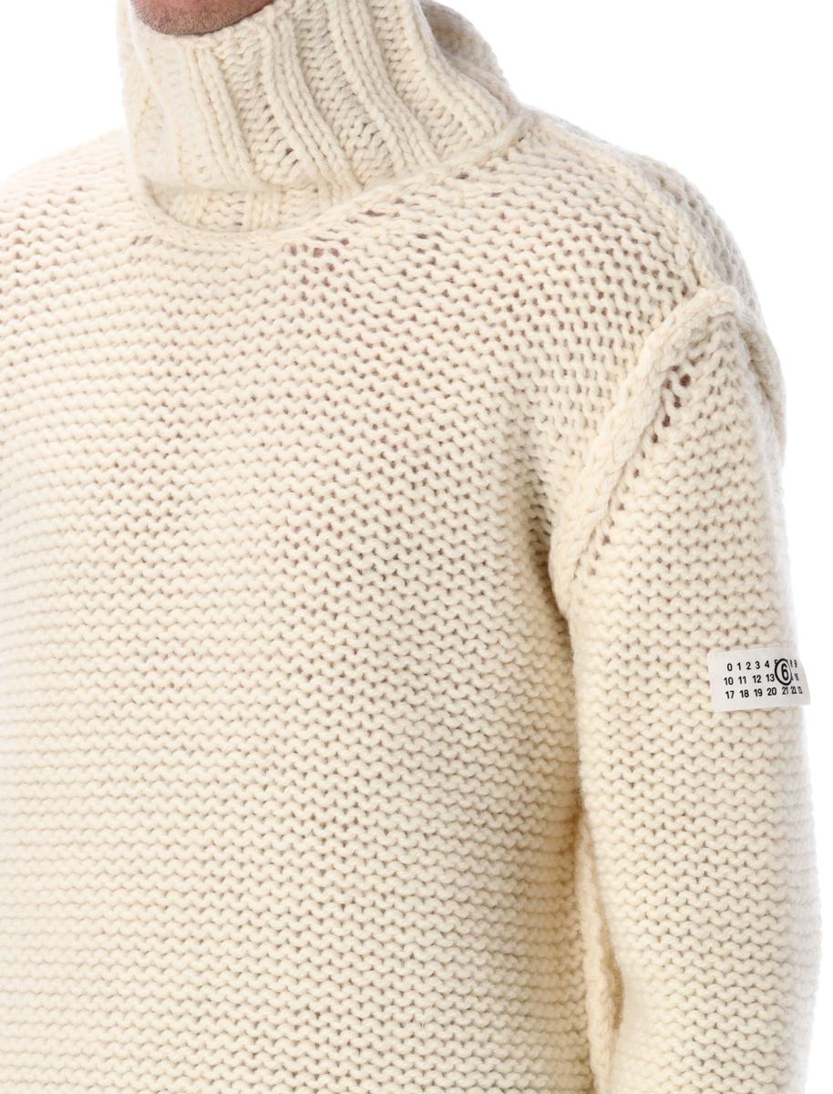 MM6 Maison Margiela – Rollkragenpullover aus dicker Wolle
