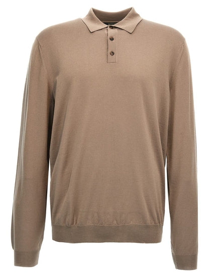 Zanone Woll-Poloshirt
