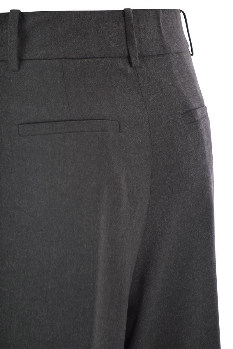 Herno Resort-Hose aus Melange-Stoff