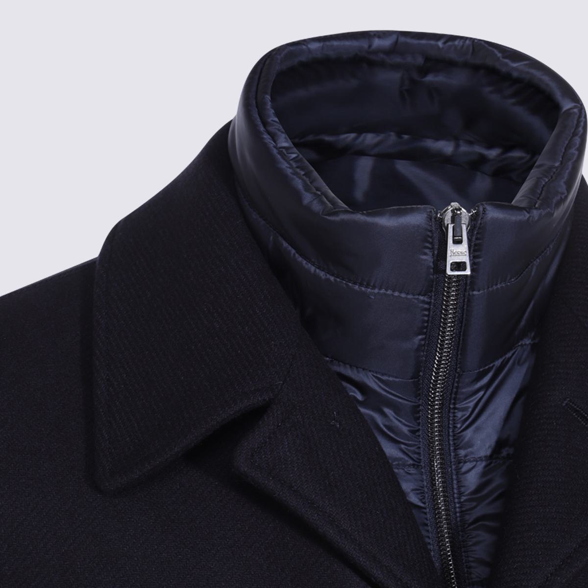 Herno Marineblauer Mantel