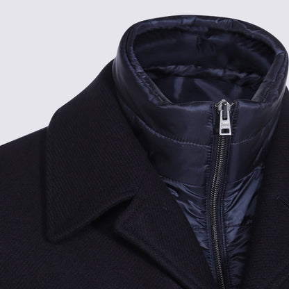 Herno Marineblauer Mantel