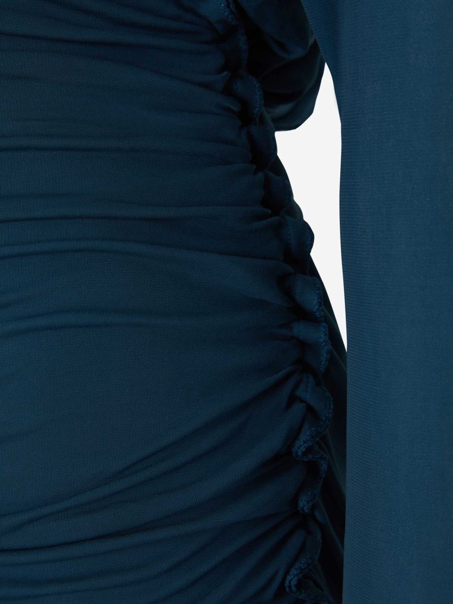 Saint Laurent gerafftes Minikleid