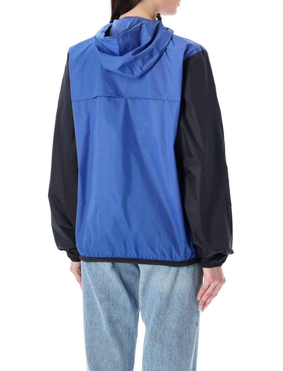 Comme Des Garçons Play – Zweifarbige, wasserdichte Kapuzenjacke