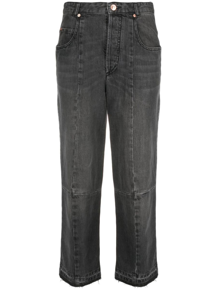Isabel Marant verkürzte Jeans mit geradem Bein