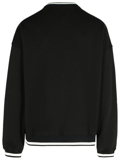 Dolce &amp; Gabbana Schwarzes Baumwoll-Sweatshirt