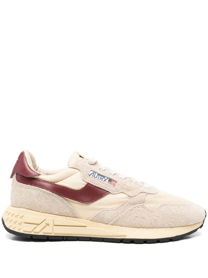 Autry „Reelwind Low“ Wildleder-Netz-Sneakers