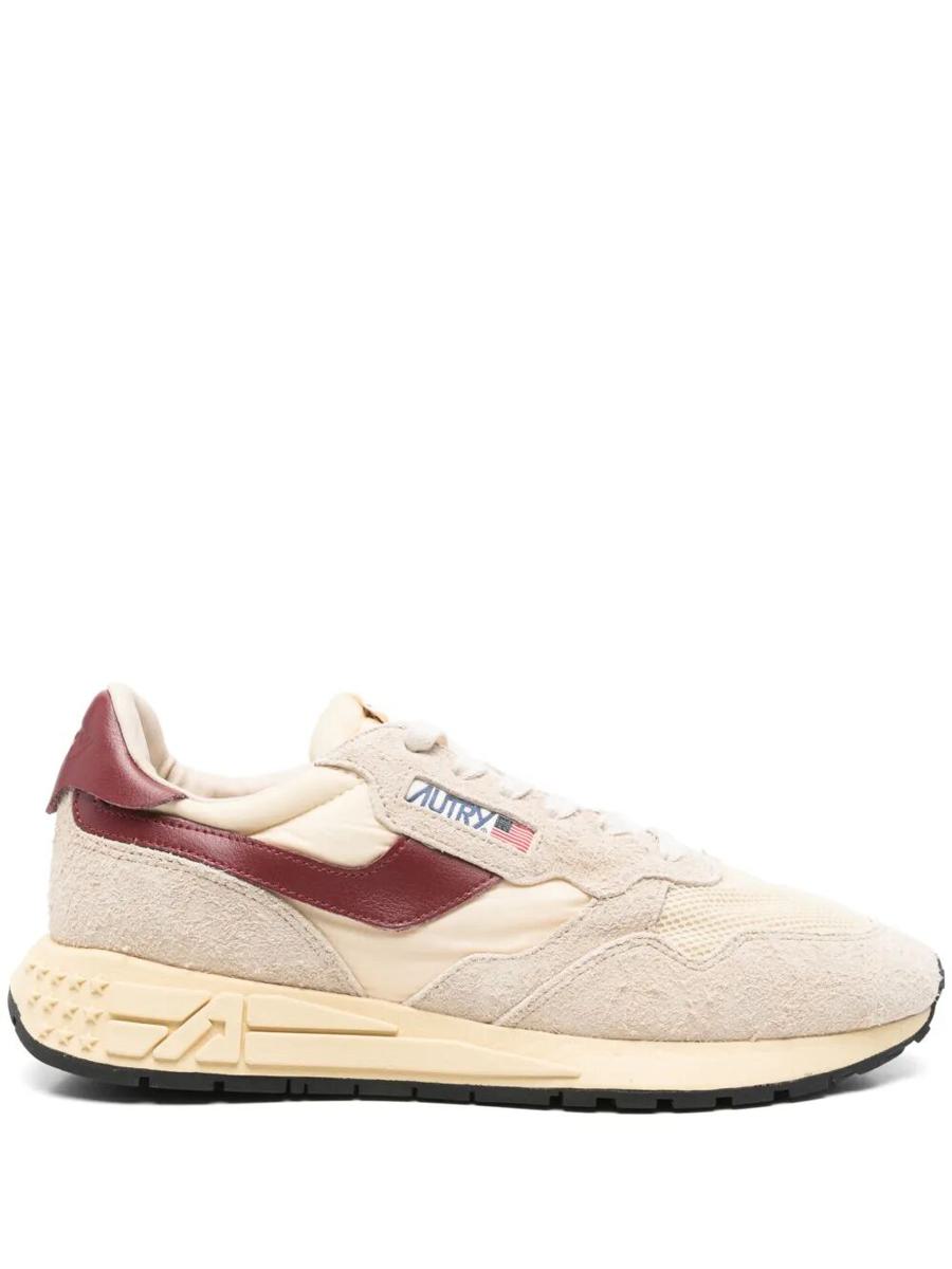 Autry „Reelwind Low“ Wildleder-Netz-Sneakers