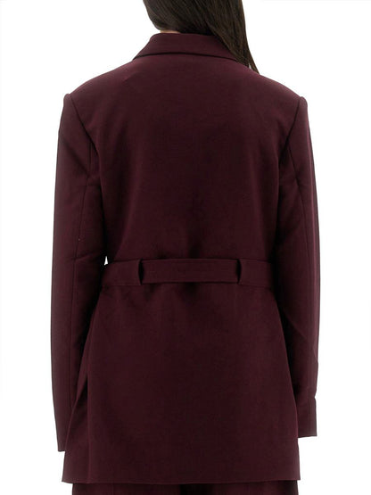 Ganni Crêpe-Blazer