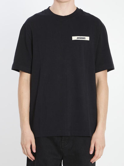 T-Shirt aus Grosgrain