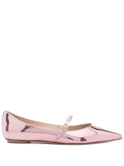 Stuart Weitzman Emilia Mary Jane Flache Schuhe