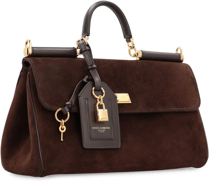 Dolce &amp; Gabbana My Sicily Wildlederhandtasche
