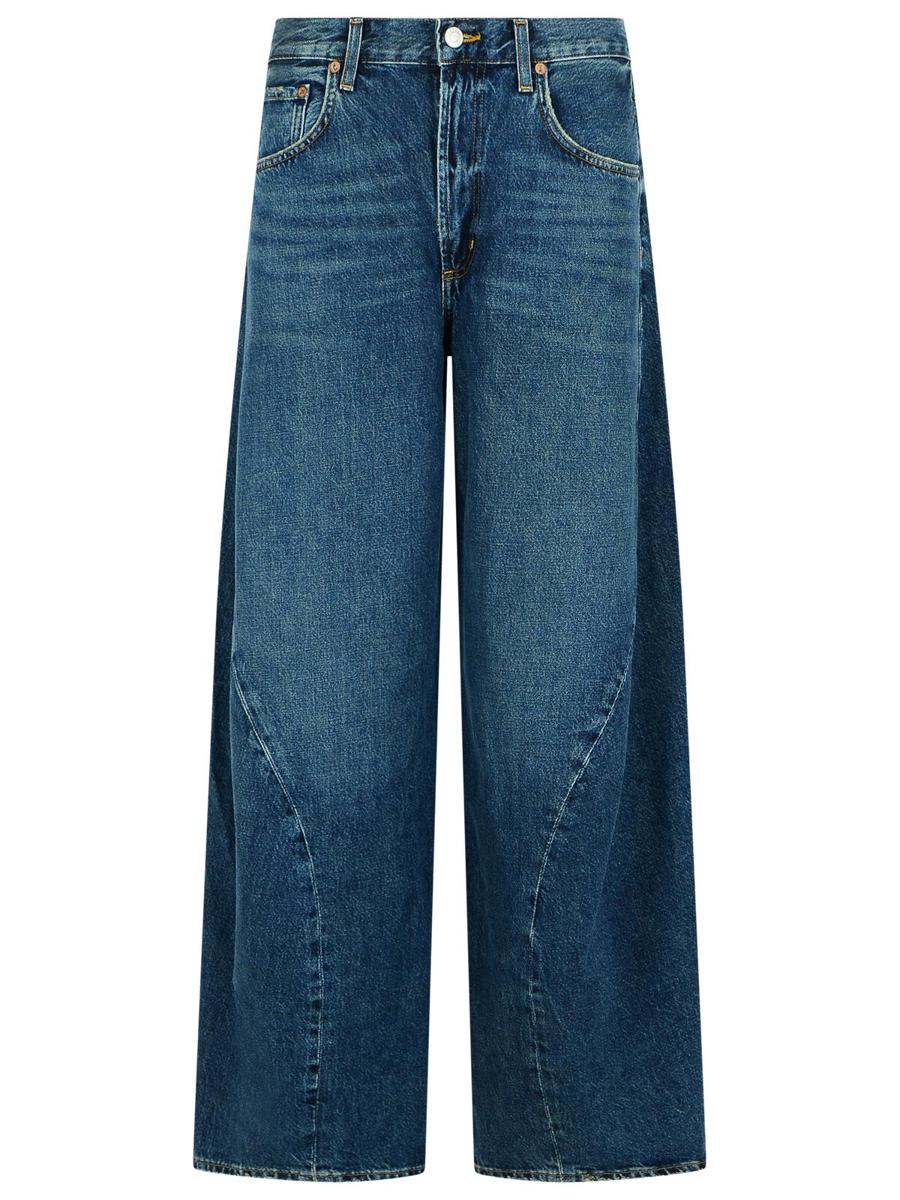 Agolde „Twist“ Blaue Baumwolljeans