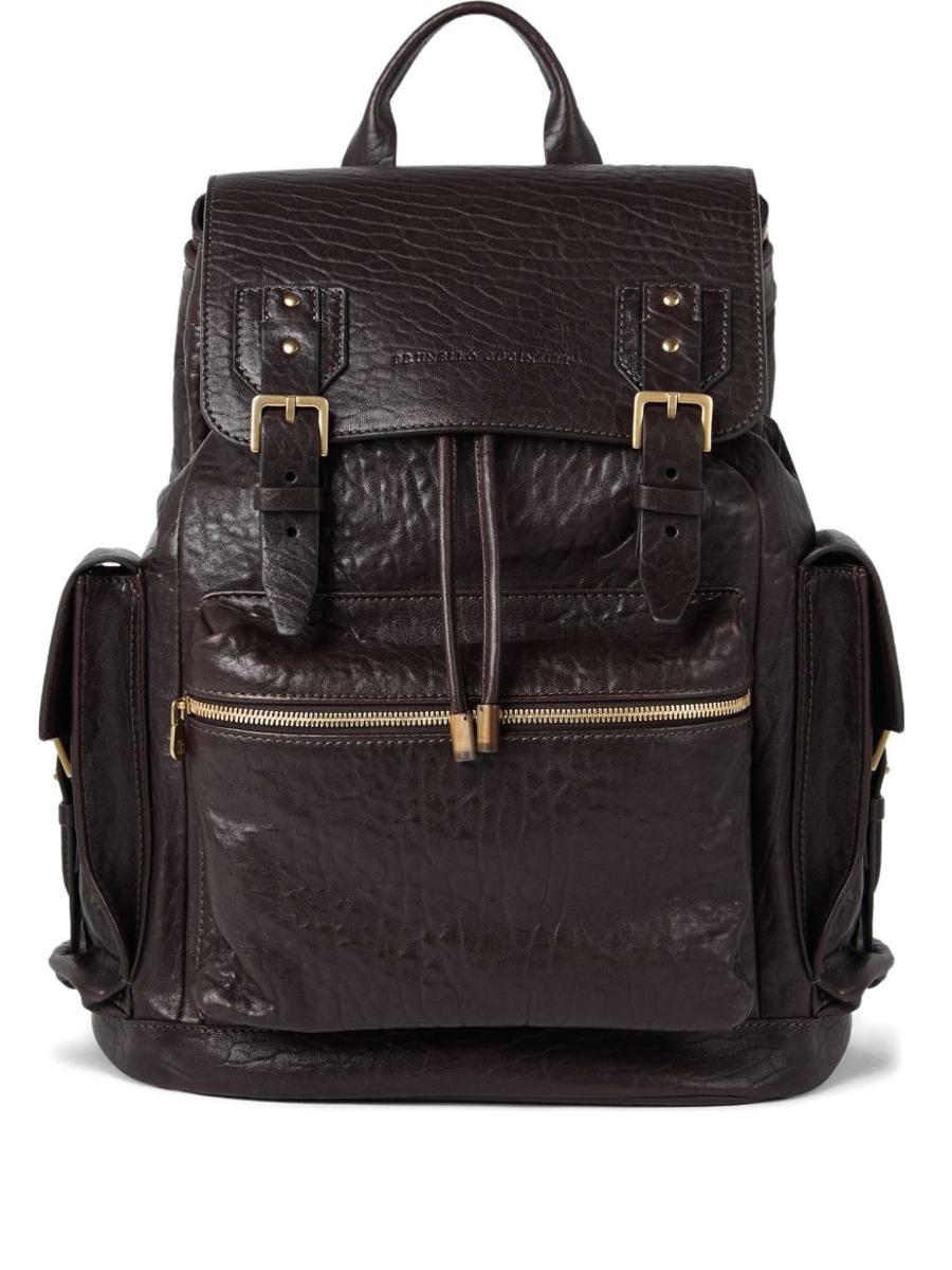 Brunello Cucinelli Lederrucksack