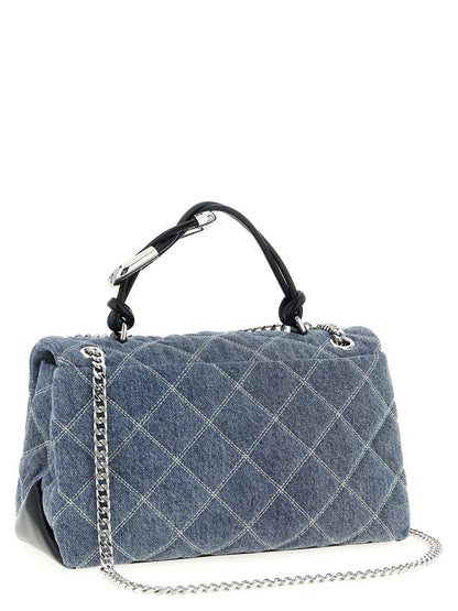 Marc Jacobs – Mittlere Umhängetasche „The Quilted Denim Dual“
