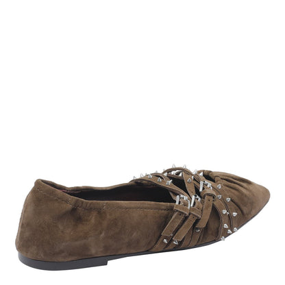 Flache Schuhe aus Ash
