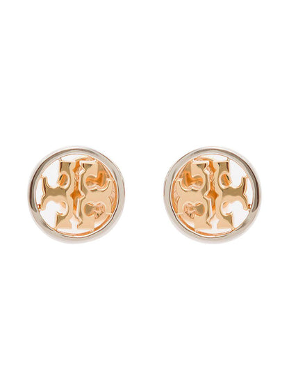 Ohrringe „Miller Stud“ mit Logo-Detail aus Messing für Damen