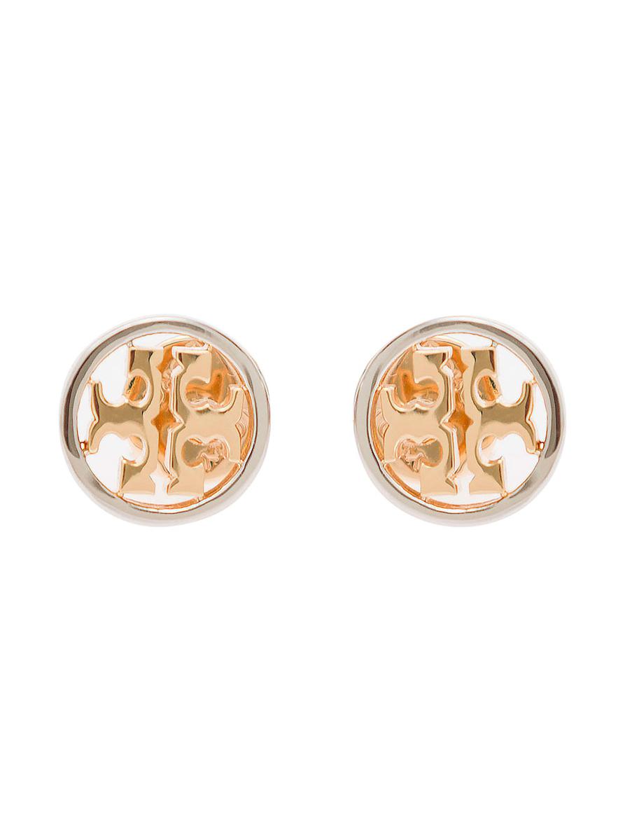 Ohrringe „Miller Stud“ mit Logo-Detail aus Messing für Damen